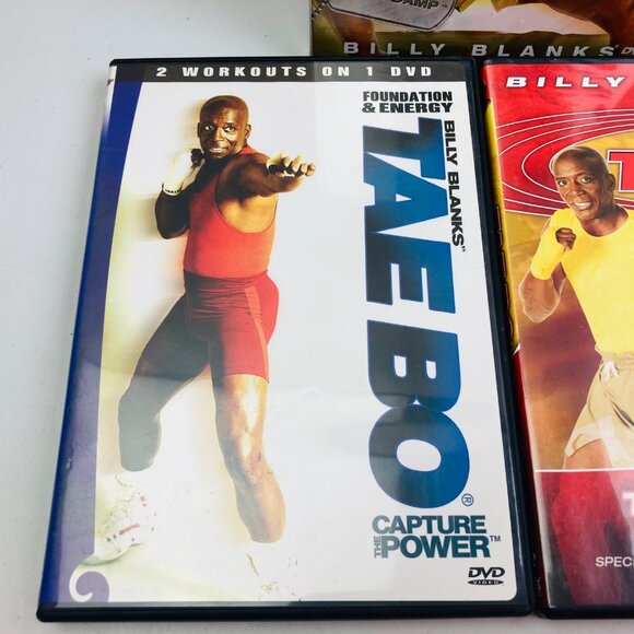 Billy Blanks Tae Bo 3 DVD Set - Foundation & Energy, Fat Blaster, AB Bootcamp - Picture 3 of 7